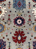 25699- Royal Heriz Hand-Knotted/Handmade Indian Rug/Carpet Traditional/Authentic/Size 6'0" x 3'11"