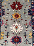 25694- Royal Heriz Hand-Knotted/Handmade Indian Rug/Carpet Traditional/Authentic/Size 19'6" x 2'10"
