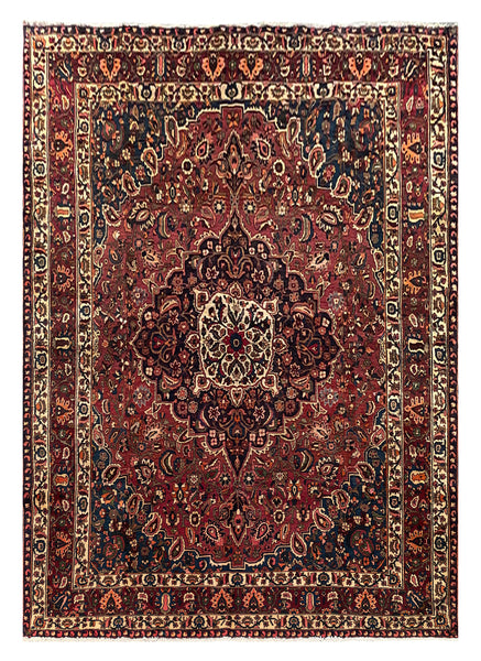 23028 - Bakhtiar Hand-Knotted/Handmade Persian Rug/Carpet Traditional Authentic/ Size :12'7" x 8'11"