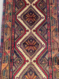 25470-Hamadan Hand-Knotted/Handmade Persian Rug/Carpet Traditional Authentic/ Size: 6'9" x 2'4"