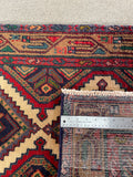 25470-Hamadan Hand-Knotted/Handmade Persian Rug/Carpet Traditional Authentic/ Size: 6'9" x 2'4"