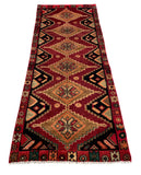 25530-Hamadan Hand-Knotted/Handmade Persian Rug/Carpet Traditional Authentic/ Size: 6'7" x 2'4"