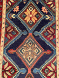 25466-Hamadan Hand-Knotted/Handmade Persian Rug/Carpet Traditional Authentic/ Size: 5'11" x 2'3"