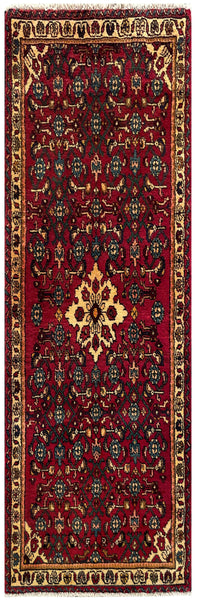 25468-Hamadan Hand-Knotted/Handmade Persian Rug/Carpet Traditional Authentic/ Size: 5'9" x 2'4"