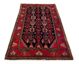 25443-Hamadan Hand-Knotted/Handmade Persian Rug/Carpet Traditional Authentic/ Size: 6'7" x 3'11"