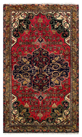 25452-Bidjar Hand-Knotted/Handmade Persian Rug/Carpet Traditional Authentic/ Size: 7'3" x 4'2"