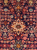 25557-Hamadan Hand-Knotted/Handmade Persian Rug/Carpet Traditional Authentic/ Size: 10'4" x 2'11"