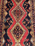 25592-Hamadan Hand-Knotted/Handmade Persian Rug/Carpet Traditional Authentic/ Size: 8'8" x 2'7"