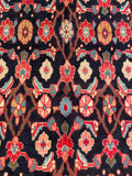 25445-Hamadan Hand-Knotted/Handmade Persian Rug/Carpet Traditional Authentic/ Size: 7'1" x 4'5"