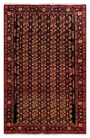 25455-Bidjar Hand-Knotted/Handmade Persian Rug/Carpet Traditional Authentic/ Size: 6'11" x 4'4"