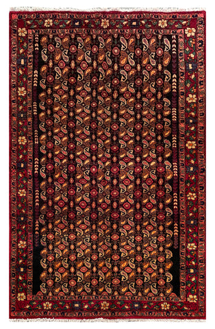 25455-Bidjar Hand-Knotted/Handmade Persian Rug/Carpet Traditional Authentic/ Size: 6'11" x 4'4"