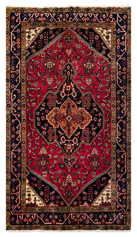 25451-Bidjar Hand-Knotted/Handmade Persian Rug/Carpet Traditional Authentic/ Size: 7'6" x 4'1"