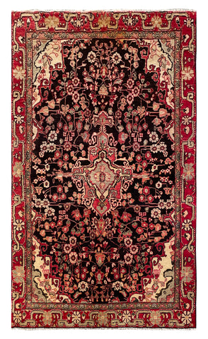 25645-Sarough Hand-Knotted/Handmade Persian Rug/Carpet Traditional/Authentic/ Size: 6'7" x 4'0"
