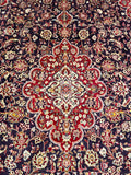 25793-Kashan Hand-Knotted/Handmade Persian Rug/Carpet Traditional/Authentic/Size: 12'10" x 8'2"
