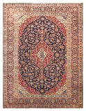 25794-Kashan Hand-Knotted/Handmade Persian Rug/Carpet Traditional/Authentic/Size: 13'7" x 10'4"