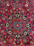 25773-Mashad Hand-Knotted/Handmade Persian Rug/Carpet Traditional Authentic/ Size: 9'3" x 6'4"