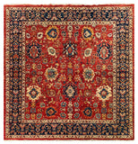 25839- Royal Chobi Ziegler Hand-Knotted/Handmade Afghan Rug/Carpet Traditional/Authentic/Size: 8'4" x 8'0"