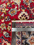 25785- Isfahan Persian Hand-Knotted Authentic/Traditional Carpet/wool pile/cotton base/Rug / Size: 10'9" x 7'0"