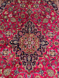 25771-Mashad Hand-Knotted/Handmade Persian Rug/Carpet Traditional Authentic/ Size: 9'9" x 6'6"