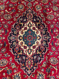 25761-Kashan Hand-Knotted/Handmade Persian Rug/Carpet Traditional/Authentic/Size: 9'9" x 6'6"