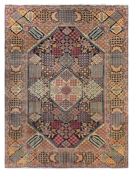25789-Kashan Hand-Knotted/Handmade Persian Rug/Carpet Traditional/Authentic/Size: 13'5" x 10'0"
