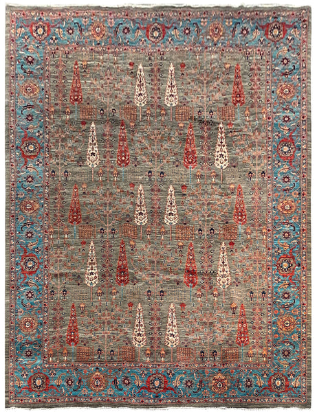 25837 - Royal Chobi Ziegler Hand-Knotted/Handmade Afghan Rug/Carpet Traditional/Authentic/Size: 12'0" x 8'10"