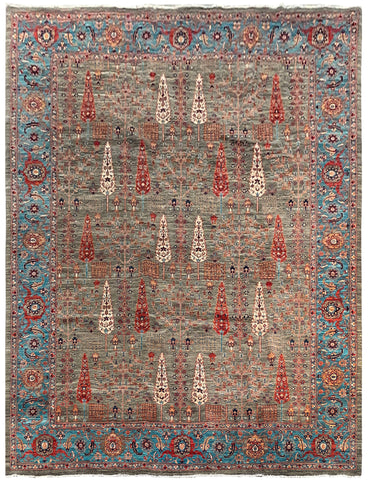 25837 - Royal Chobi Ziegler Hand-Knotted/Handmade Afghan Rug/Carpet Traditional/Authentic/Size: 12'0" x 8'10"