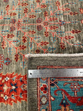 25837 - Royal Chobi Ziegler Hand-Knotted/Handmade Afghan Rug/Carpet Traditional/Authentic/Size: 12'0" x 8'10"/366cm x 269cm