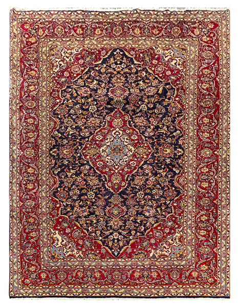25725-Kashan Hand-Knotted/Handmade Persian Rug/Carpet Traditional/Authentic/Size: 10'9" x 8'3"