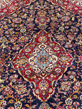 25725-Kashan Hand-Knotted/Handmade Persian Rug/Carpet Traditional/Authentic/Size: 10'9" x 8'3"