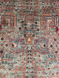 26131-Royal Chobi Ziegler Hand-knotted/Handmade Afghan Rug/Carpet Traditional Authentic/ Size: 10'1" x 7'9"