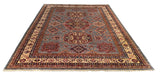 25843-Royal Kazak Hand-Knotted/Handmade Afghan Rug/Carpet Tribal/Nomadic Authentic/ Size: 10'3" x 8'2"