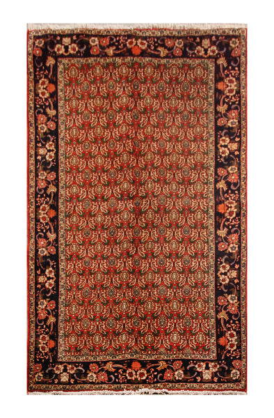 22863-Bidjar Handmade/Hand-Knotted Persian Rug/Traditional/Carpet Authentic/Size: 7'5" x 4'5"