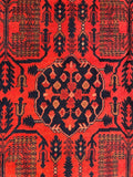 25831- Khal Mohammad Afghan Hand-Knotted Authentic/Traditional/Carpet/Rug/ Size: 9'7" x 6'8"