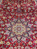 25726- Isfahan Persian Hand-Knotted Authentic/Traditional Carpet/Rug/ Size: 11'2'' x 8'2''