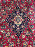 25756-Mashad Hand-Knotted/Handmade Persian Rug/Carpet Traditional Authentic/ Size: 9'10" x 6'6"