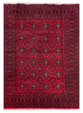25832- Khal Mohammad Afghan Hand-Knotted Authentic/Traditional/Carpet/Rug/ Size: 9'5" x 6'7"