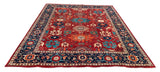 26127-Royal Chobi Ziegler Hand-knotted/Handmade Afghan Rug/Carpet Traditional Authentic/ Size: 9'8" x 7'9"