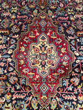 25747-Kashan Hand-Knotted/Handmade Persian Rug/Carpet Traditional/Authentic/Size: 9'8" x 6'8"