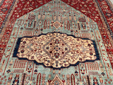 26108-Royal Chobi Ziegler Hand-knotted/Handmade Afghan Rug/Carpet Traditional Authentic/ Size: 14'4" x 10'1"