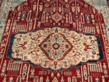 26109-Royal Chobi Ziegler Hand-knotted/Handmade Afghan Rug/Carpet Traditional Authentic/ Size: 14'0" x 10'0"