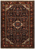 22883-Hamadan Hand-Knotted/Handmade Persian Rug/Carpet Traditional Authentic/Size: 5'1" x 3'6"