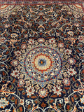25797-Mashad Hand-Knotted/Handmade Persian Rug/Carpet Traditional Authentic/ Size: 12'8" x 9'6"