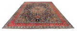 25813-Mashad Hand-Knotted/Handmade Persian Rug/Carpet Traditional Authentic/ Size: 13'5" x 9'6"