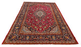 25763-Kashan Hand-Knotted/Handmade Persian Rug/Carpet Traditional/Authentic/Size: 9'10" x 6'3"