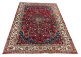 25745-Sarough Hand-Knotted/Handmade Persian Rug/Carpet Traditional/Authentic/ Size/: 6'8" x 4'6"