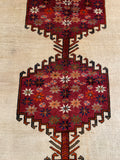 25766-Ghashgai Hand-Knotted/Handmade Persian Rug/Carpet Tribal/Nomadic/Authentic/Size: 9'9" x 5'4"