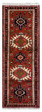 25806- Gharadjehs Hand-Knotted/Handmade Persian Rug/Carpet Traditional/Authentic/Size: 6'3" x 2'2"