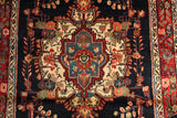 23012 - Hamadan Hand-Knotted/Handmade Persian Rug/Carpet Traditional Authentic/Size: 4'6" x 3'2"