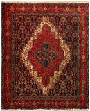 22935 - Senneh Hand-Knotted/Handmade Persian Rug/Carpet Tribal/Nomadic Authentic/Size: 5'1" x 3'11"
